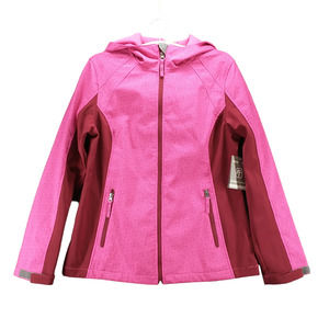 Free Tech Women's Jacket Pink Medium Zip Front Hooded Zip Pockets W/Tags